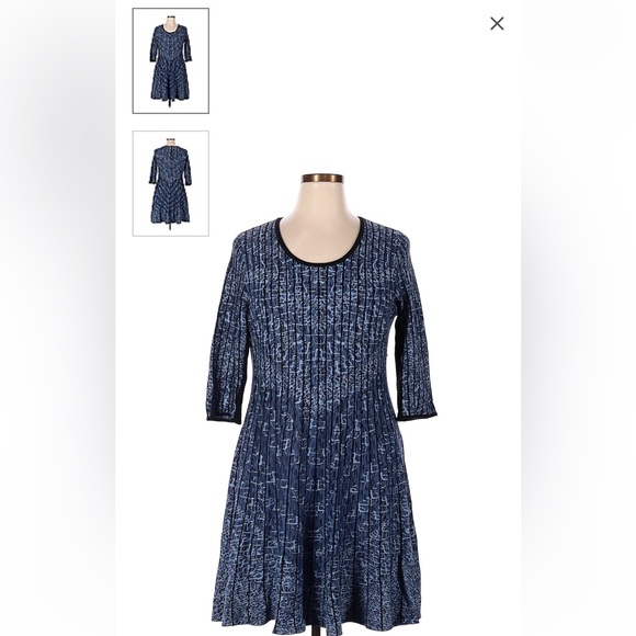 Nick and Zoe blue sweater dress - Picture 7 of 7